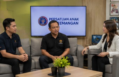 Committee discussion at the association office